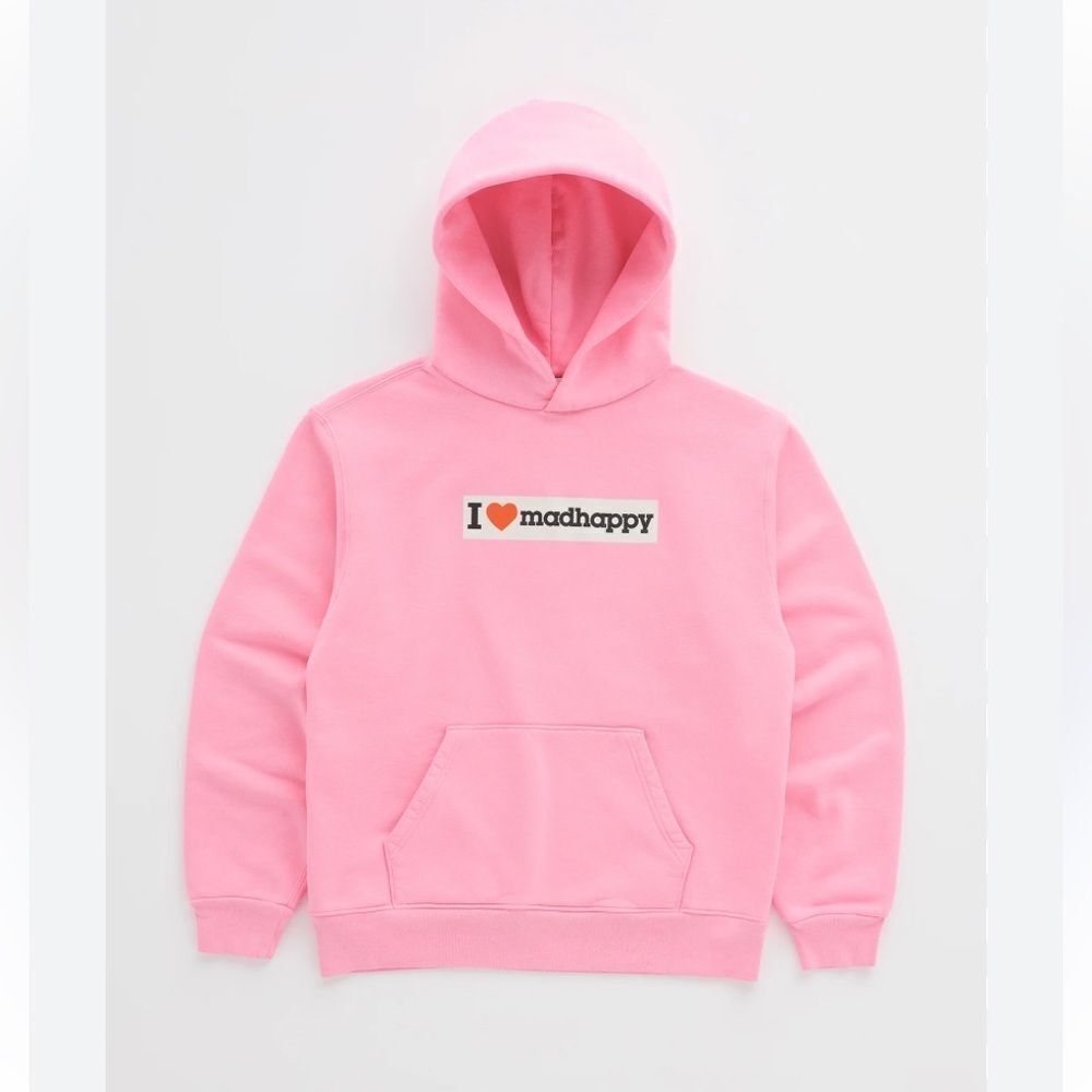 I Heart MH Fleece Hoodie Mad Happy Color: Sachet size Large
